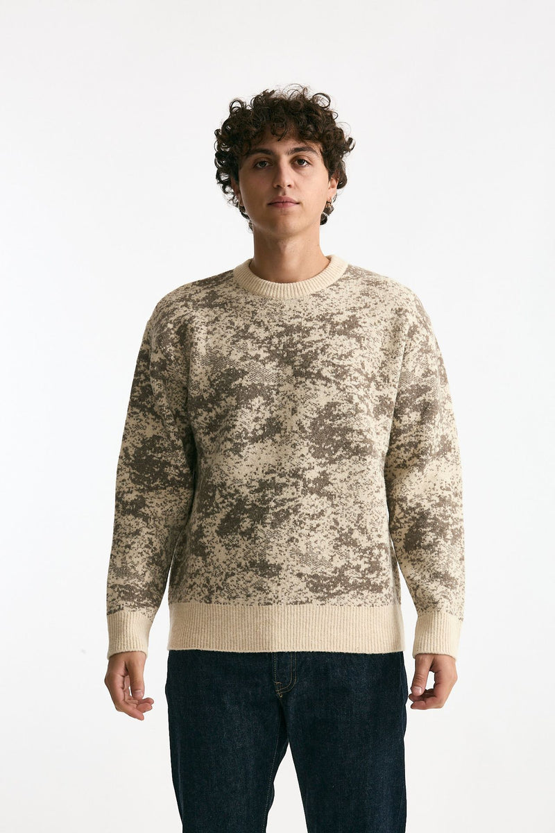 Maglia lana poliammide e viscosa fantasia uomo Hosio - 1