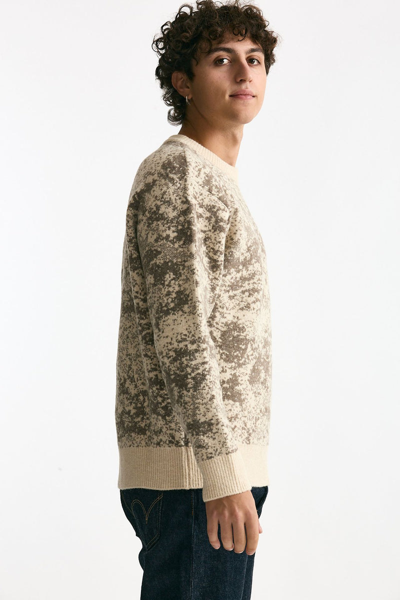 Maglia lana poliammide e viscosa fantasia uomo Hosio - 2