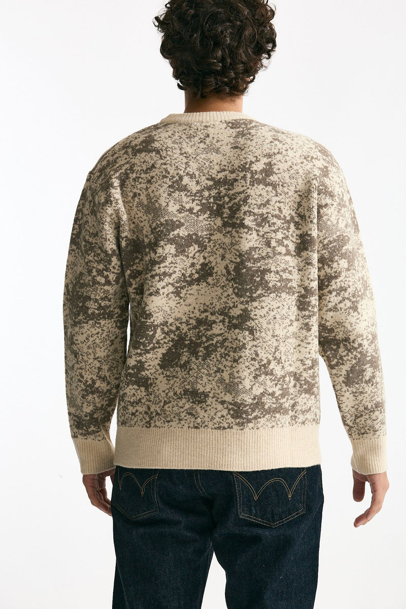 Maglia lana poliammide e viscosa fantasia uomo Hosio - 3