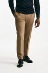 Pantalone in cotone stretch beige uomo Incotex - 1