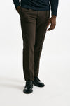 Pantalone in cotone stretch marrone uomo Incotex - 2