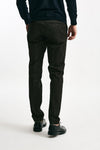 Pantalone in cotone stretch marrone uomo Incotex - 3