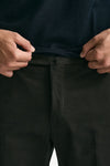 Pantalone in cotone stretch marrone uomo Incotex - 5