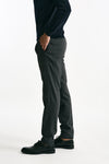 Pantalone in lana stretch grigio uomo Incotex - 3