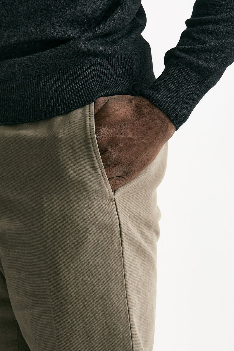 Pantalone stretch microlavorato grigio uomo Incotex - 6