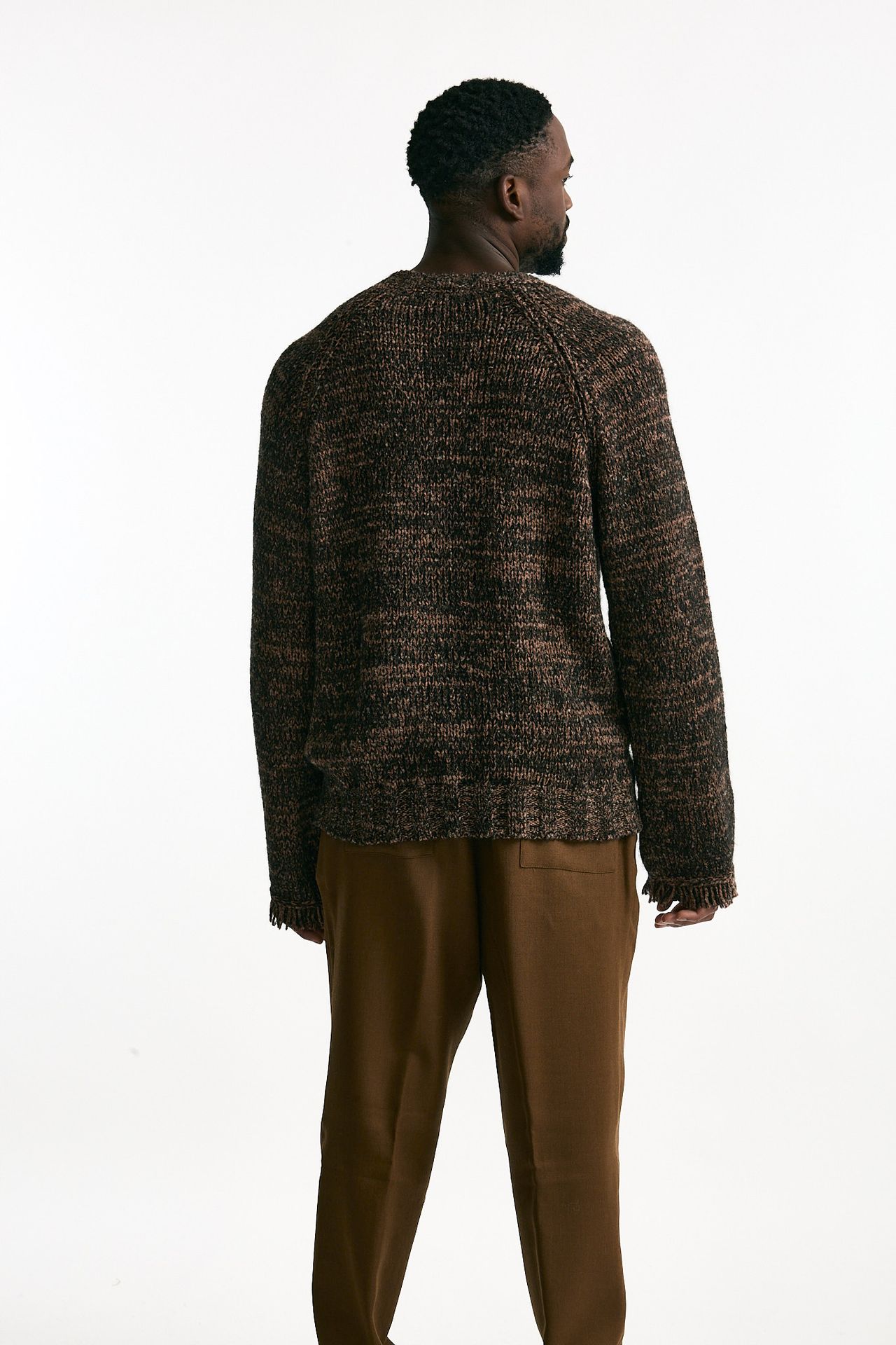 Maglia multicolor moulinè uomo Laneus - 3