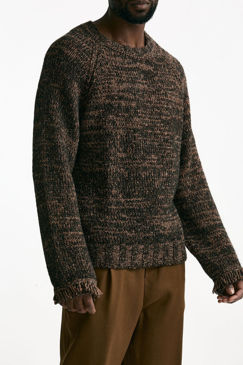 Maglia multicolor moulinè uomo Laneus - 4