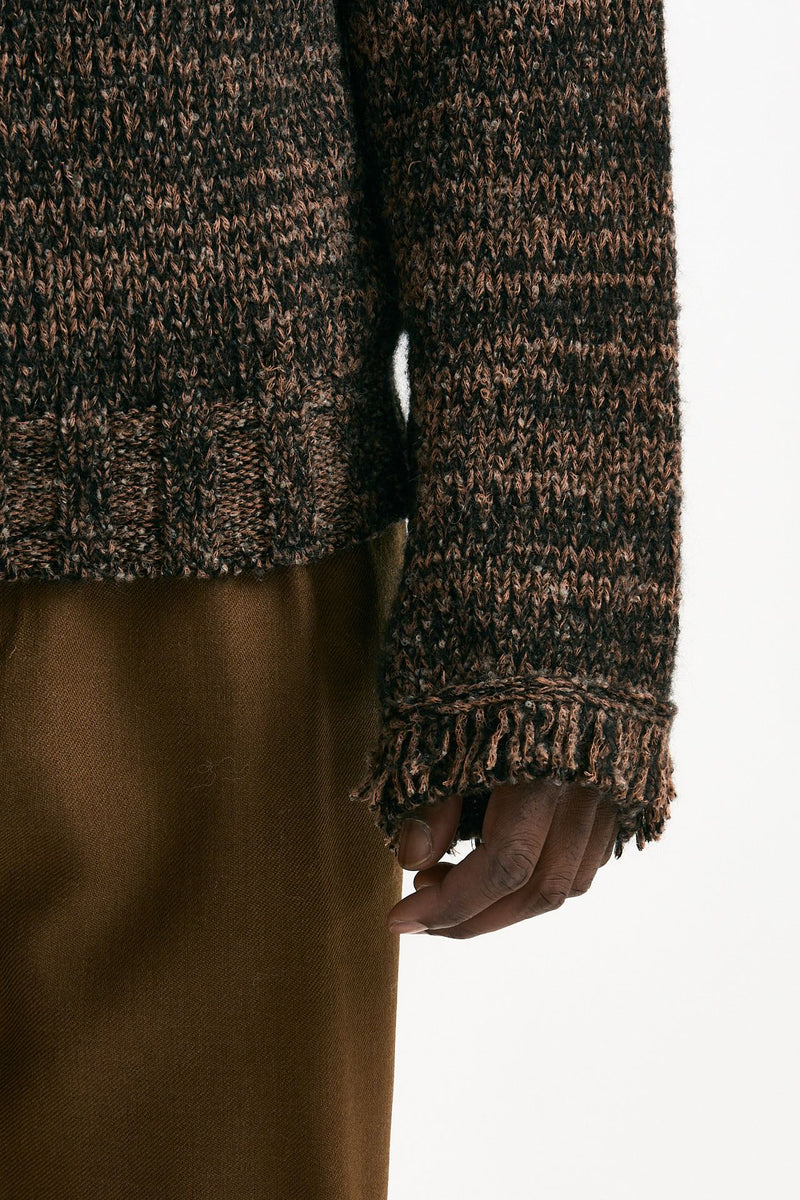 Maglia multicolor moulinè uomo Laneus - 6