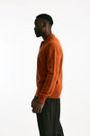 Polo lana e cashmere arancio uomo Laneus - 2