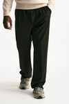 Pantalone ampio in lana ferma marrone uomo Laneus - 4
