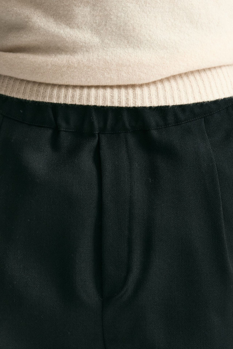 Pantalone in lana ferma nero uomo Laneus - 6