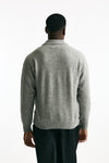 Polo cashmere grigio uomo Laneus - 3