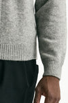 Polo cashmere grigio uomo Laneus - 6