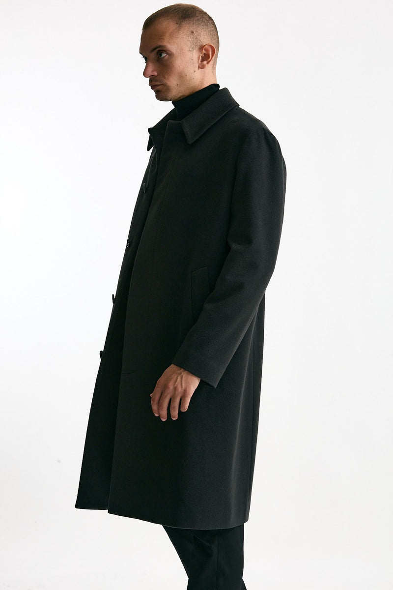 Cappotto monopetto grigio cashmere e lana uomo Lardini - 3