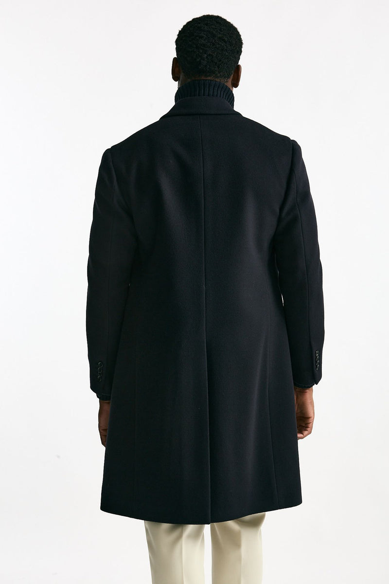 Cappotto doppiopetto in lana blu uomo Lardini - 3