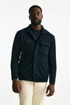 Overshirt in lana blu uomo Lardini - 1