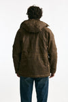 Parka FISHERMAN PARKA in cotone cerato marrone uomo Manifattura ceccarelli - 4