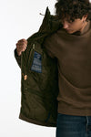 Parka FISHERMAN PARKA in cotone cerato marrone uomo Manifattura ceccarelli - 5