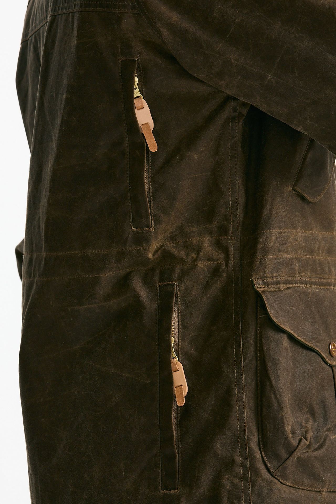 Parka FISHERMAN PARKA in cotone cerato marrone uomo Manifattura ceccarelli - 9