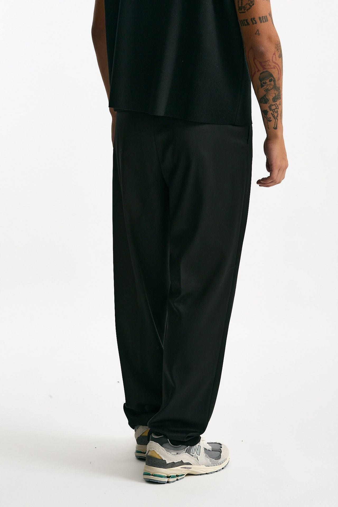 Pantalone gamba ampia nero uomo Marsēm - 3