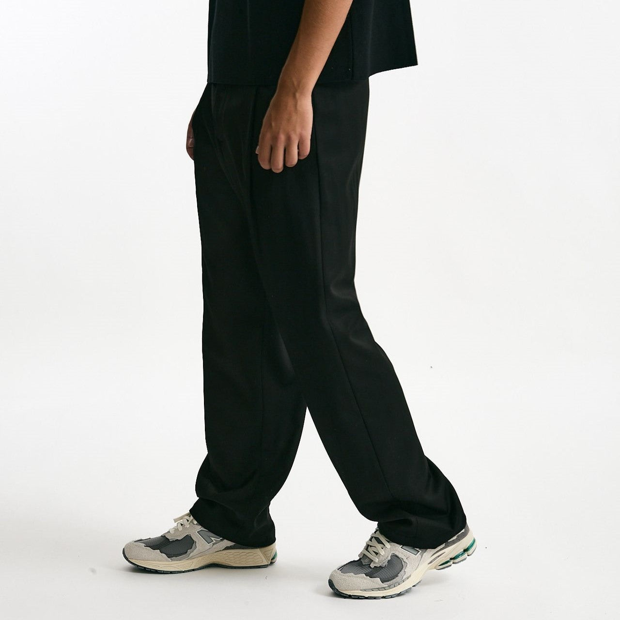 Pantalone gamba ampia nero uomo Marsēm - 8