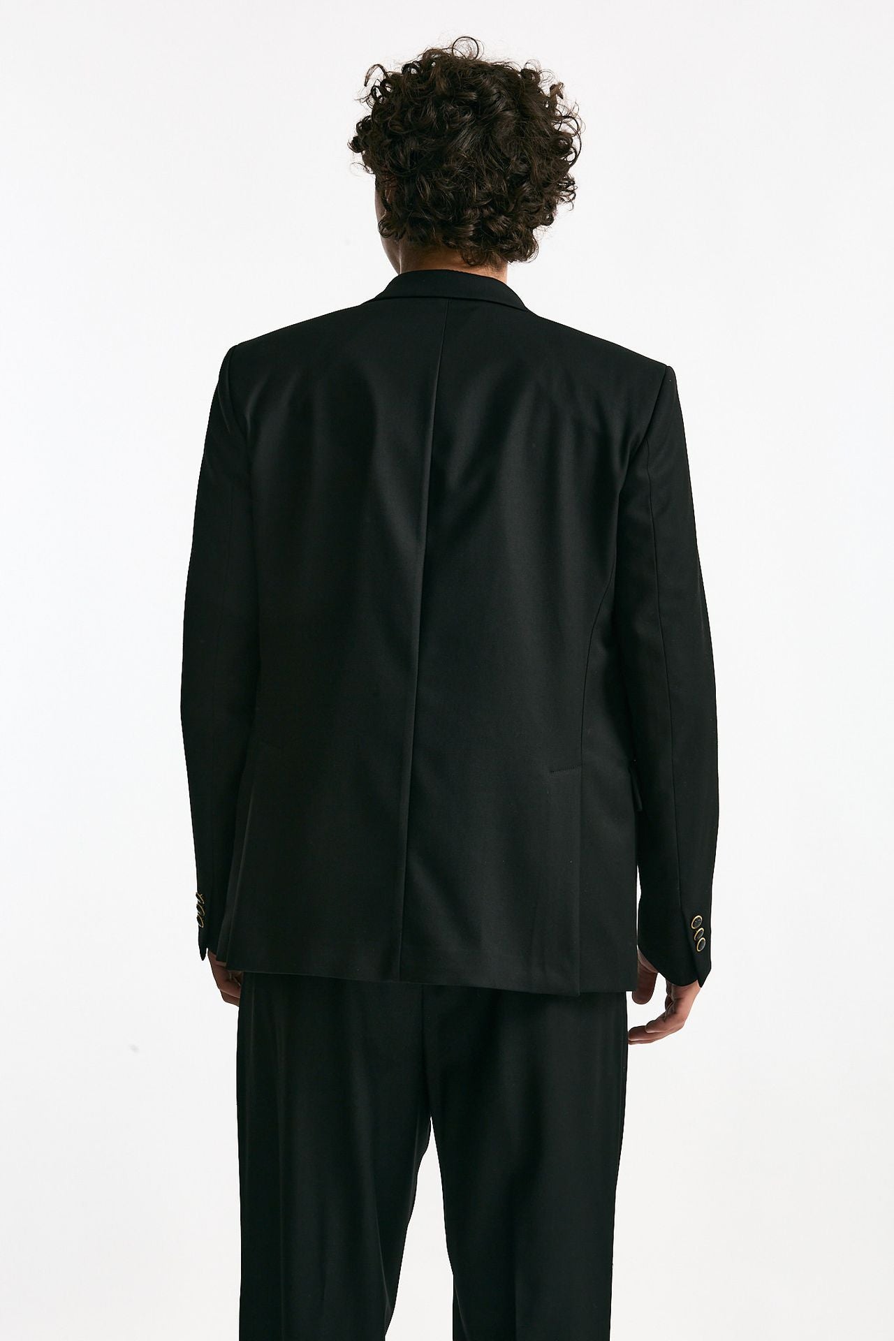 Giacca doppiopetto nero uomo Marsēm - 5