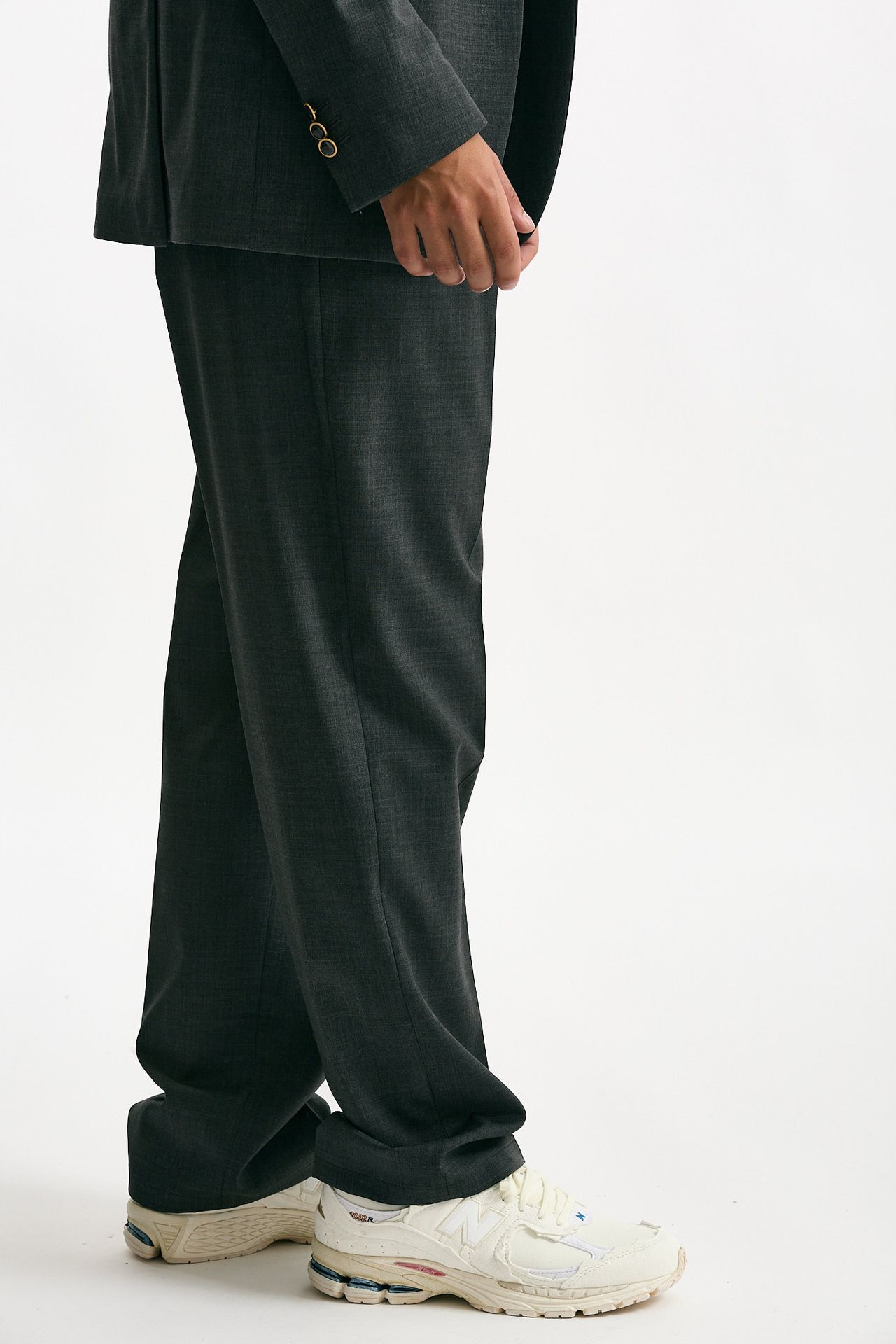 Pantalone gamba ampia grigio uomo Marsēm - 3