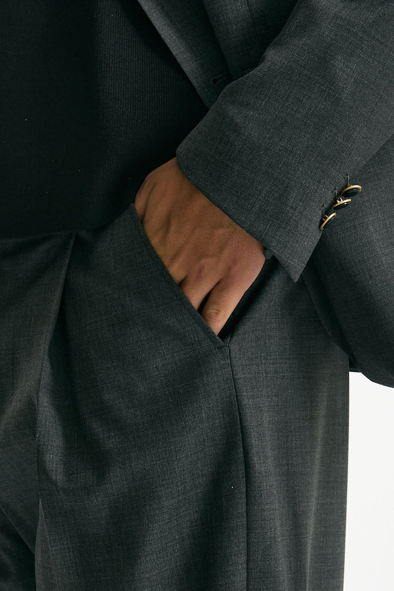 Pantalone gamba ampia grigio uomo Marsēm - 5