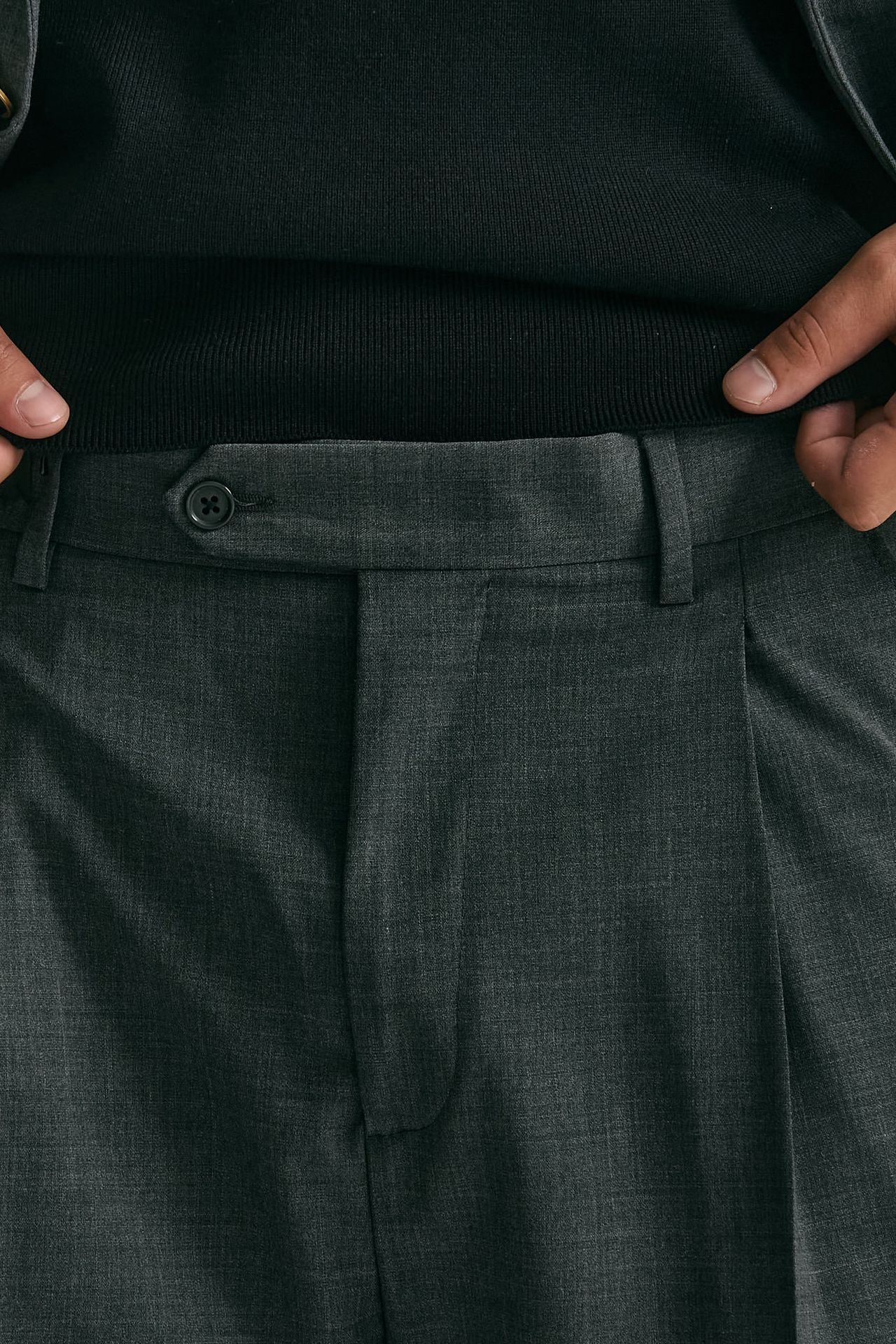 Pantalone gamba ampia grigio uomo Marsēm - 6
