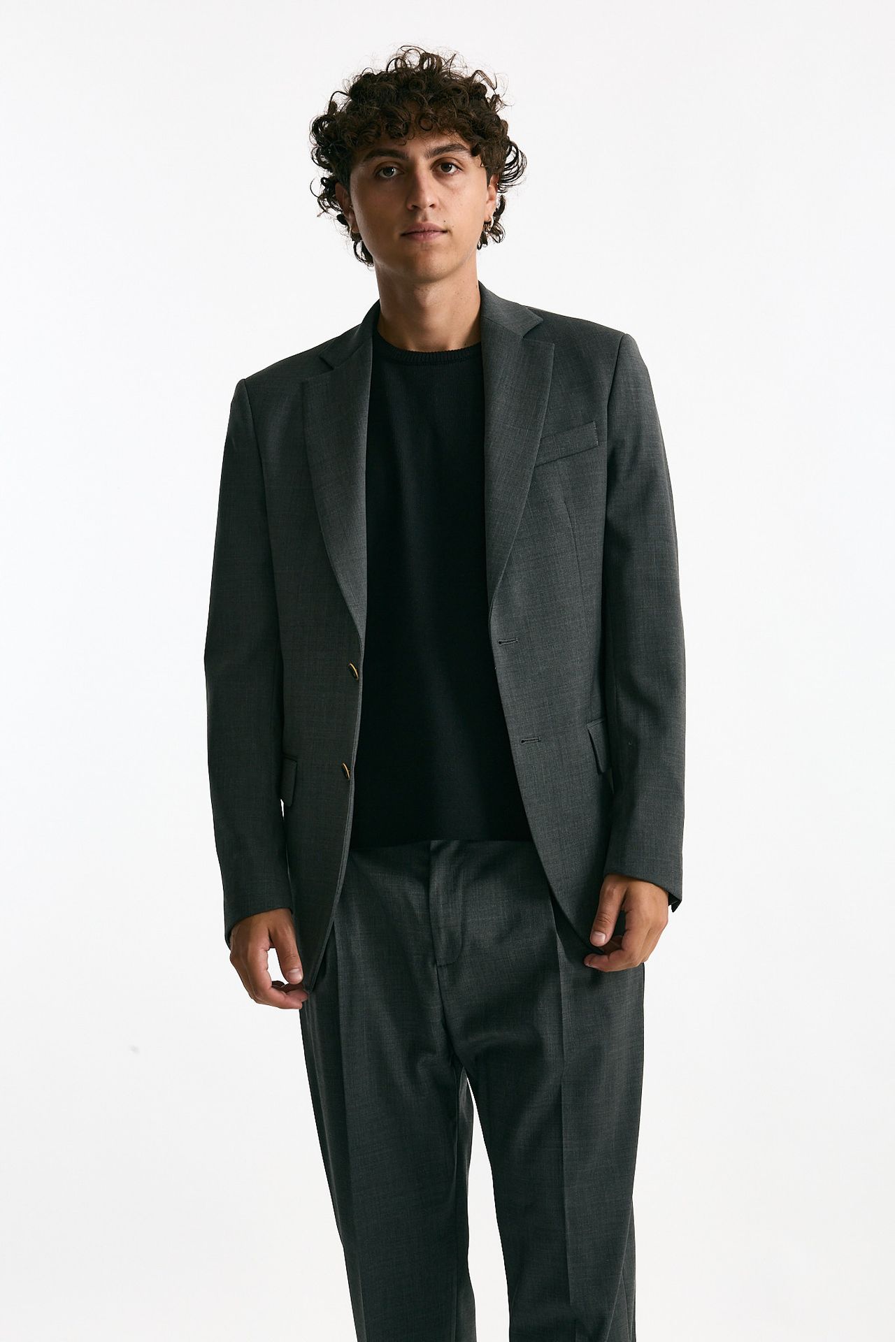 Giacca monopetto grigio uomo Marsēm - 2