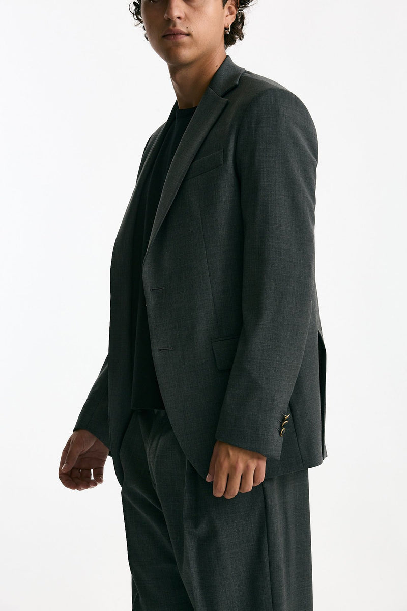 Giacca monopetto grigio uomo Marsēm - 4