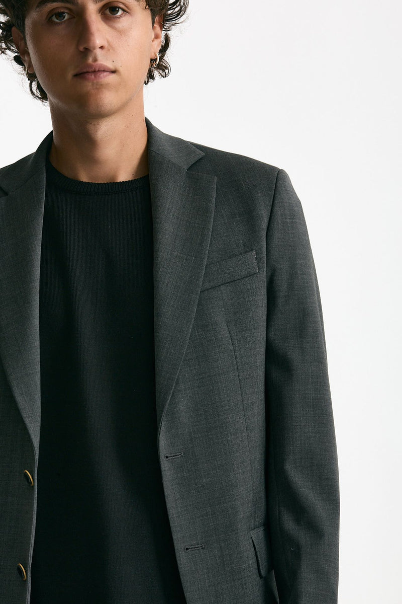 Giacca monopetto grigio uomo Marsēm - 5