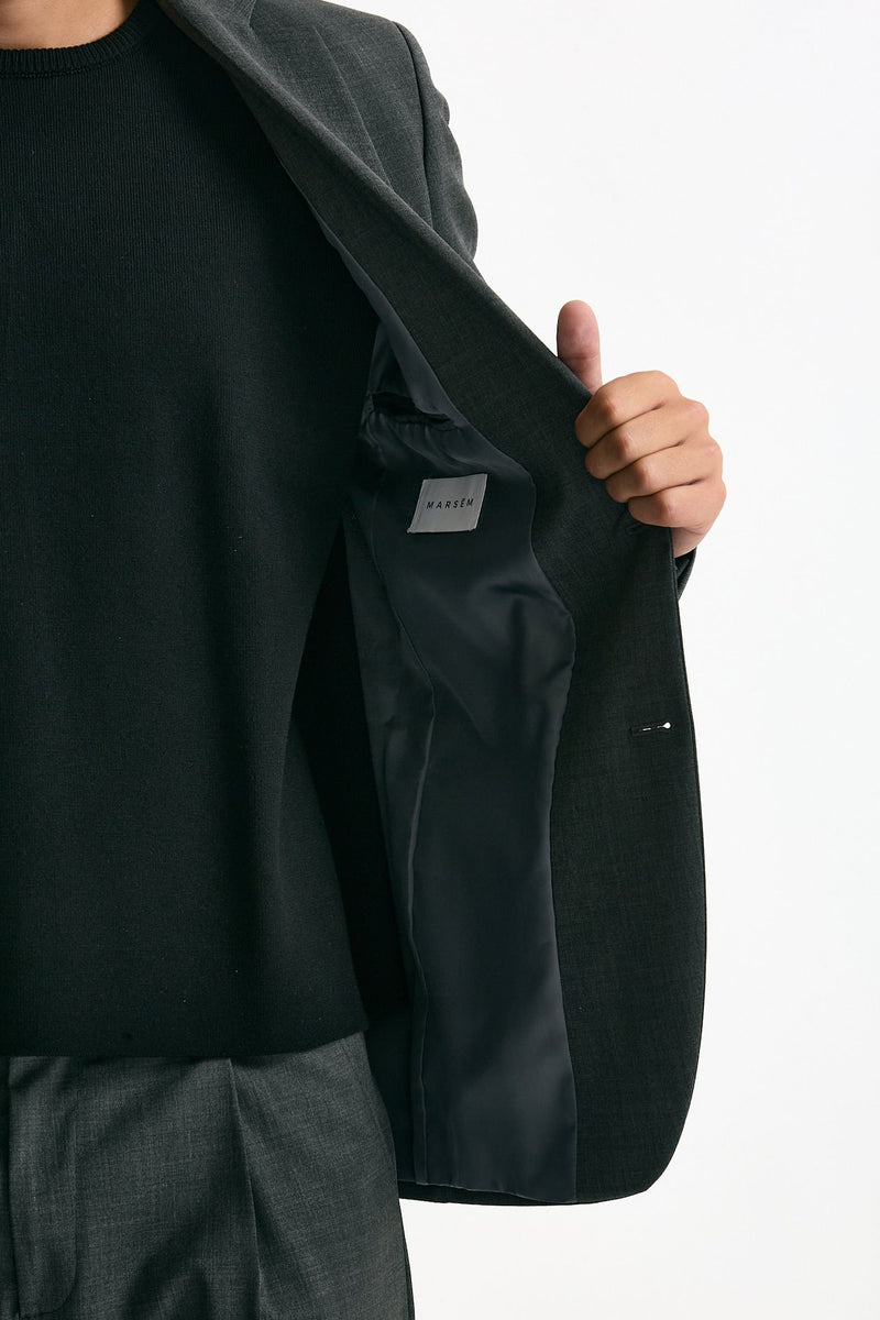 Giacca monopetto grigio uomo Marsēm - 6