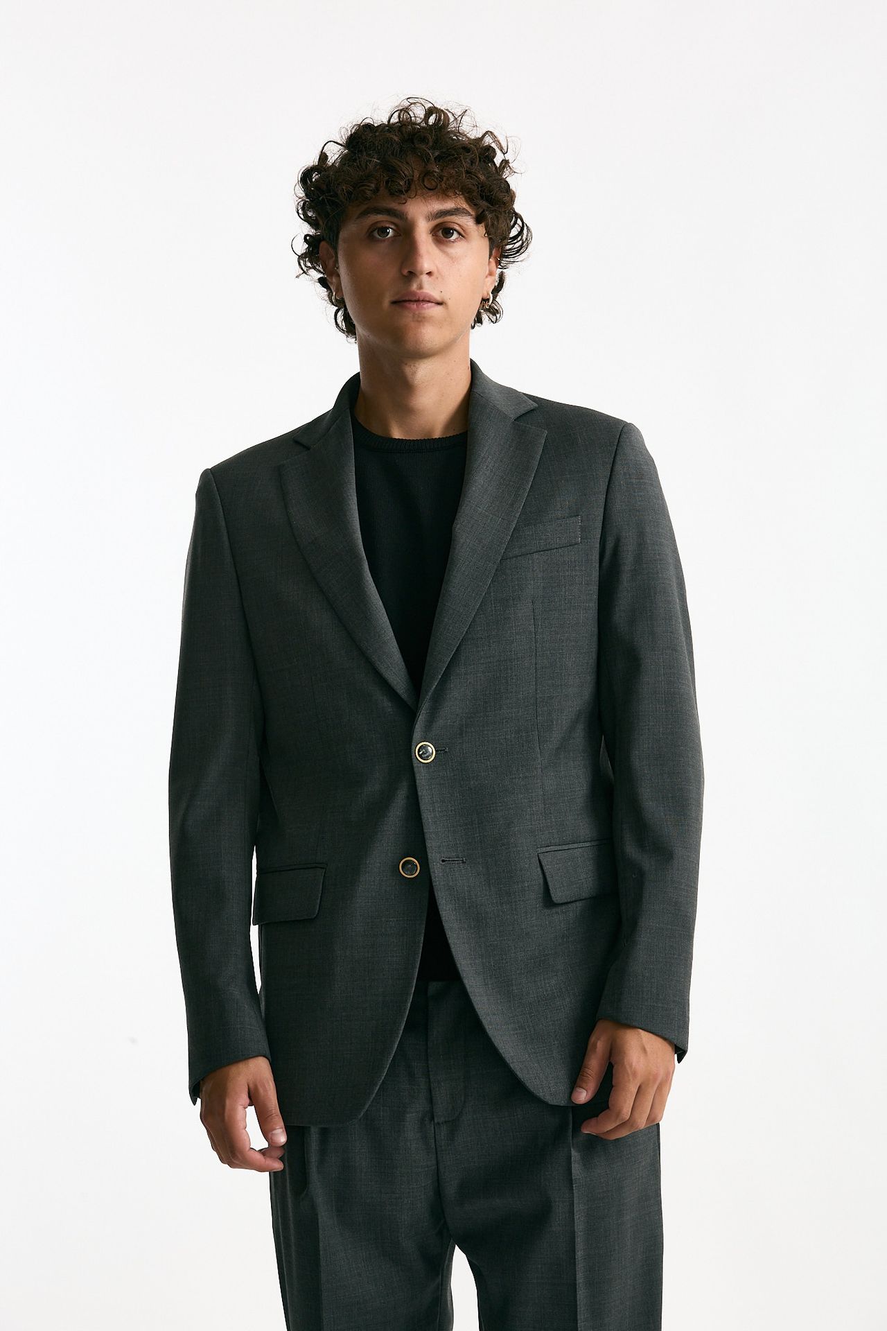 Giacca monopetto grigio uomo Marsēm - 7