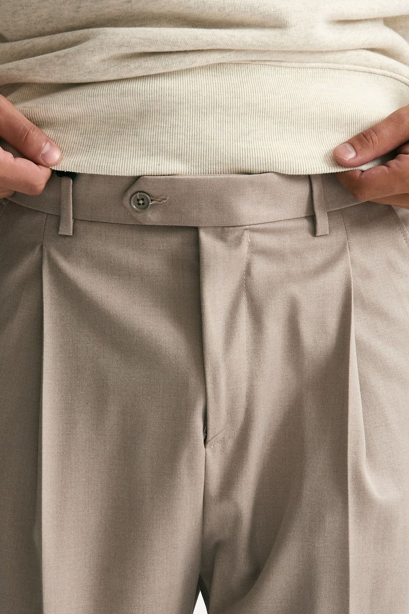 Pantalone gamba ampia beige uomo Marsēm - 6
