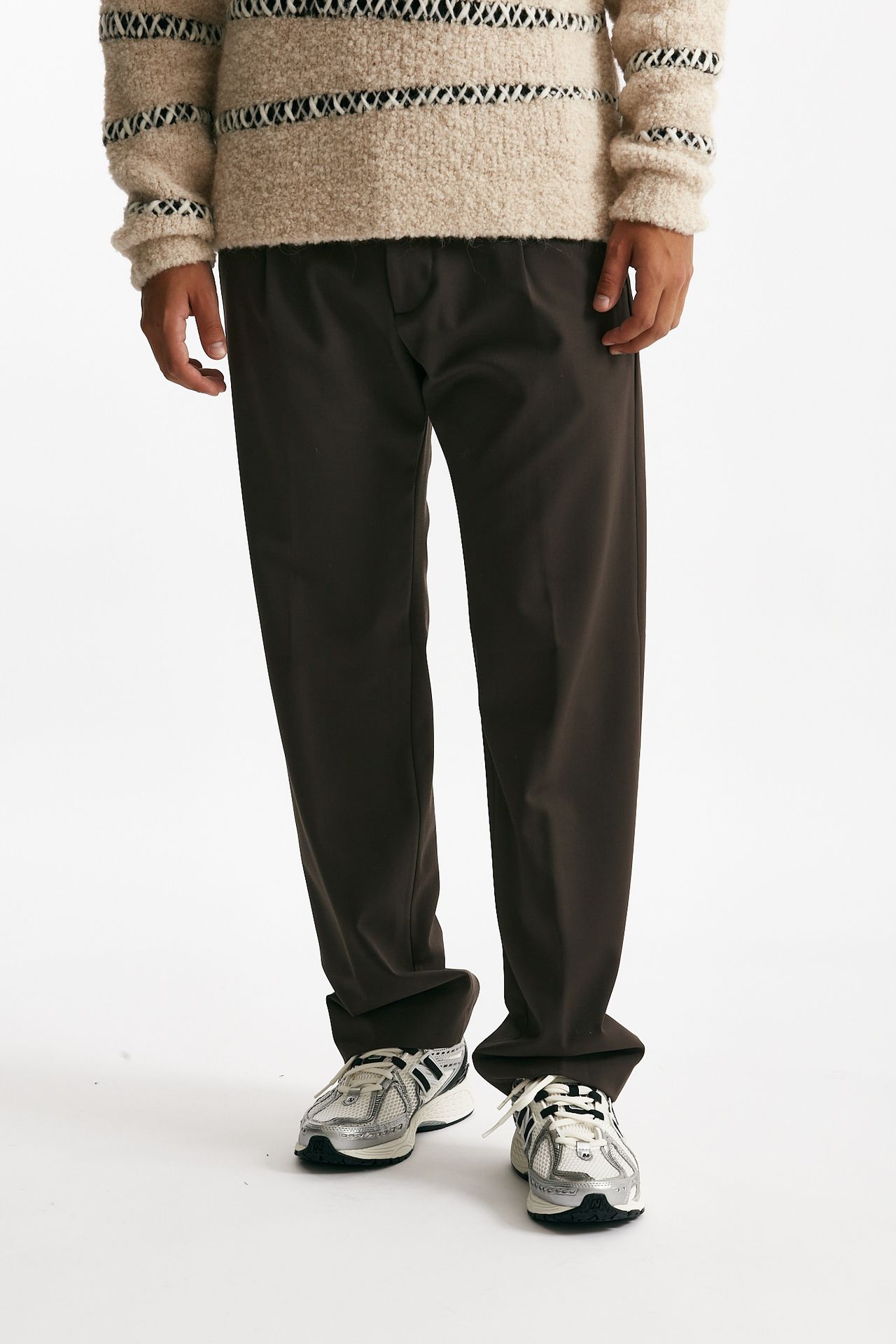 Pantalone FOLD 2 lana e poliestere stretch uomo Nine in the morning - 1