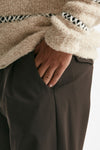 Pantalone FOLD 2 lana e poliestere stretch uomo Nine in the morning - 7