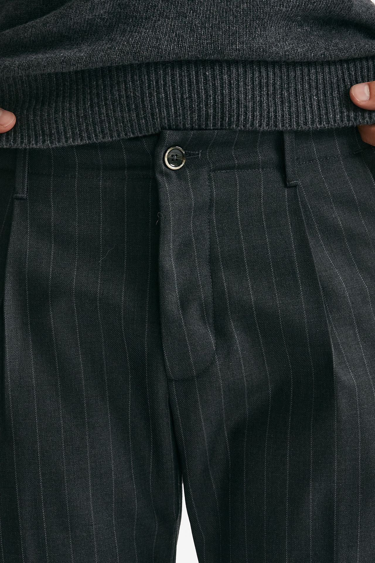 Pantalone FOLD 2 lana stretch gessato uomo Nine in the morning - 5