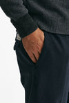Pantalone TIM in cotone fermo lavato blu uomo Nine in the morning - 6