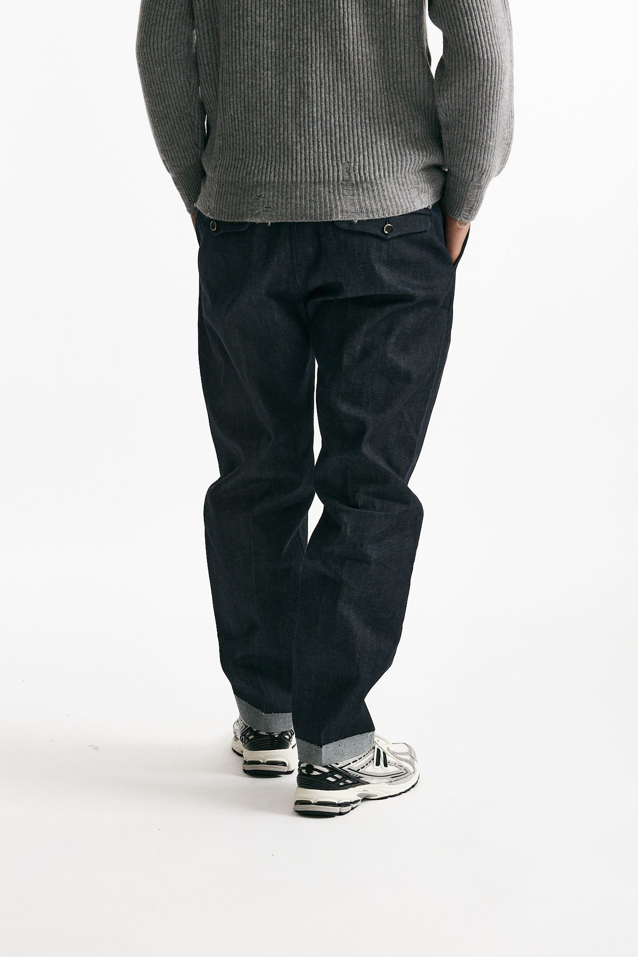 Pantalone TIM Denim “bagnato” uomo Nine in the morning - 3