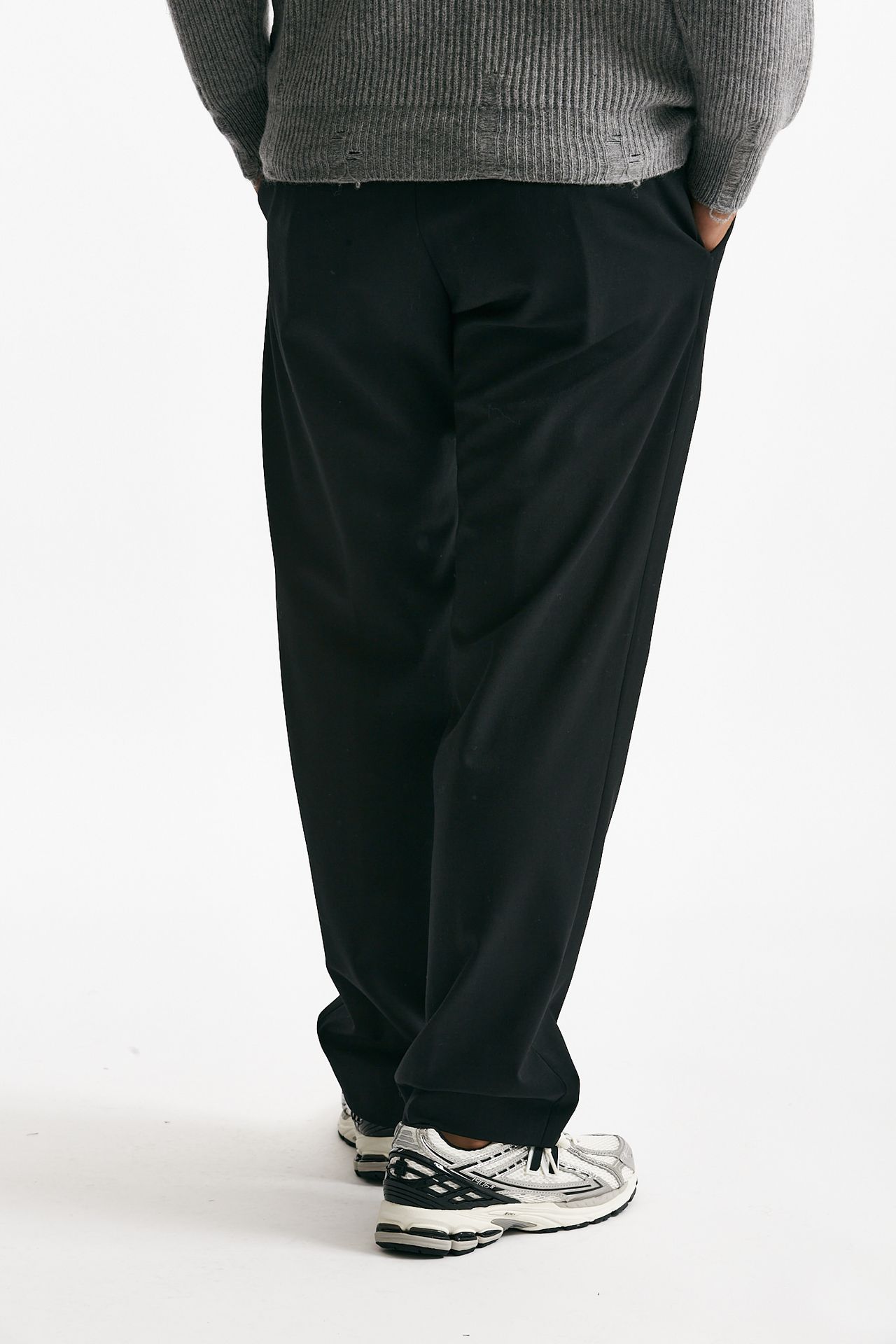 Pantalone FOLD 2 nero uomo Nine in the morning - 3