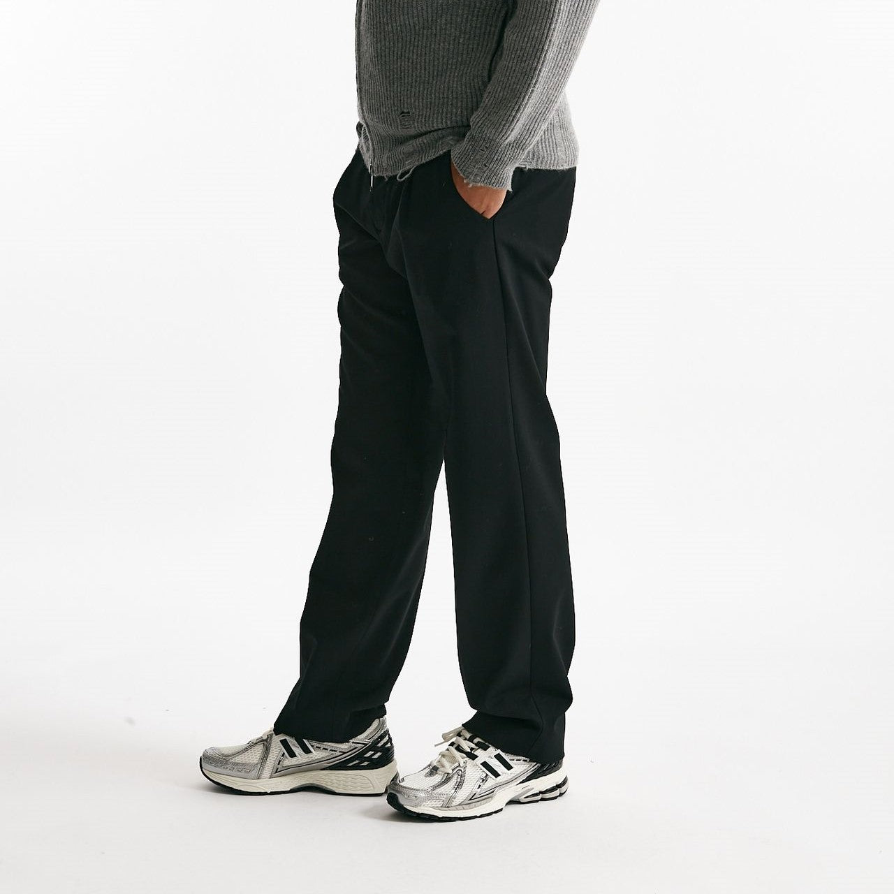 Pantalone FOLD 2 nero uomo Nine in the morning - 8