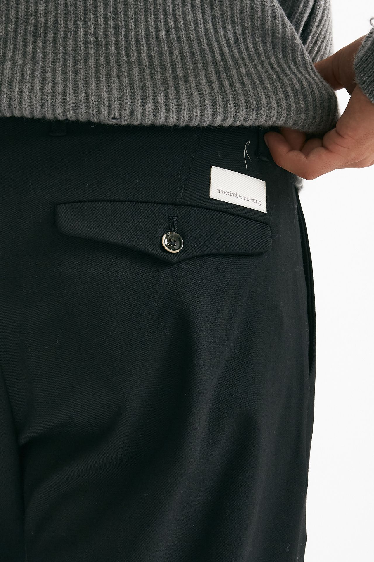 Pantalone FOLD 2 nero uomo Nine in the morning - 7