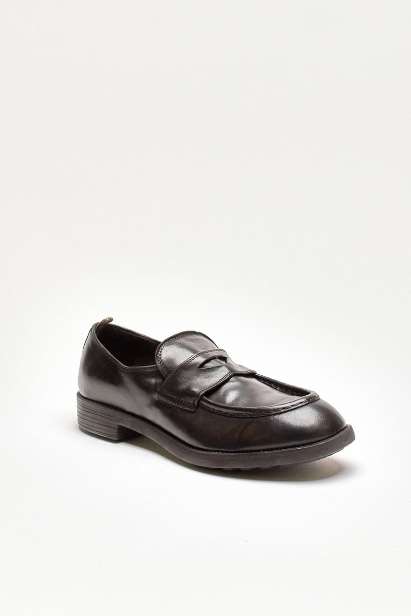 mocassini diary/001 in pelle ebano uomo Officine creative - 2