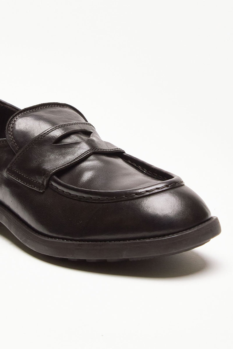 mocassini diary/001 in pelle ebano uomo Officine creative - 6