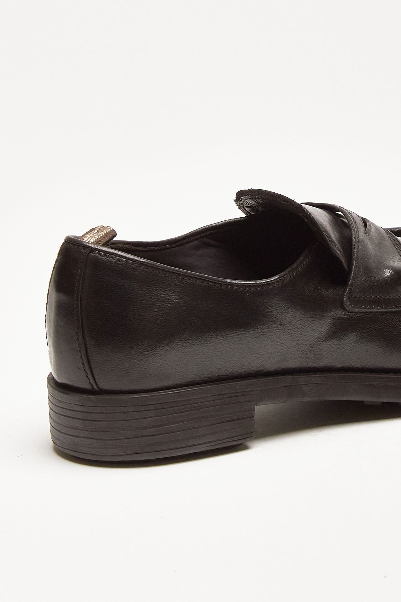 mocassini diary/001 in pelle ebano uomo Officine creative - 7