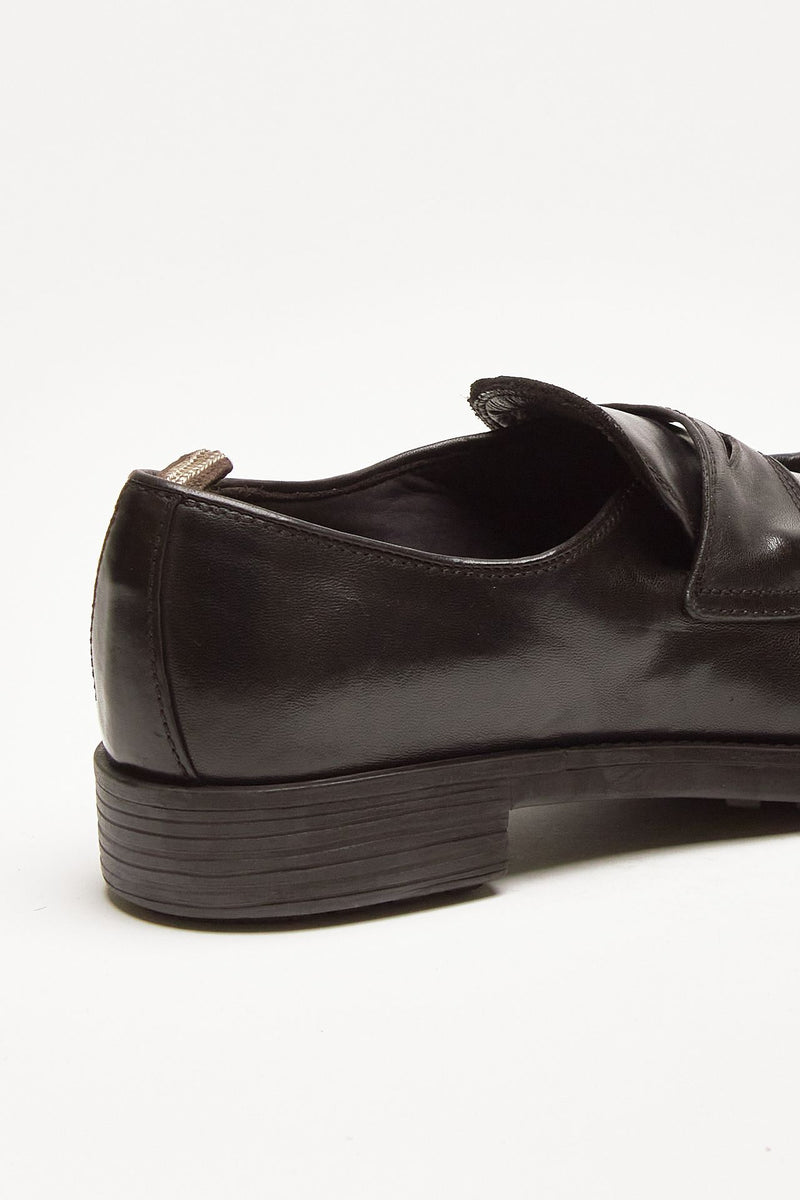 mocassini diary/001 in pelle ebano uomo Officine creative - 7