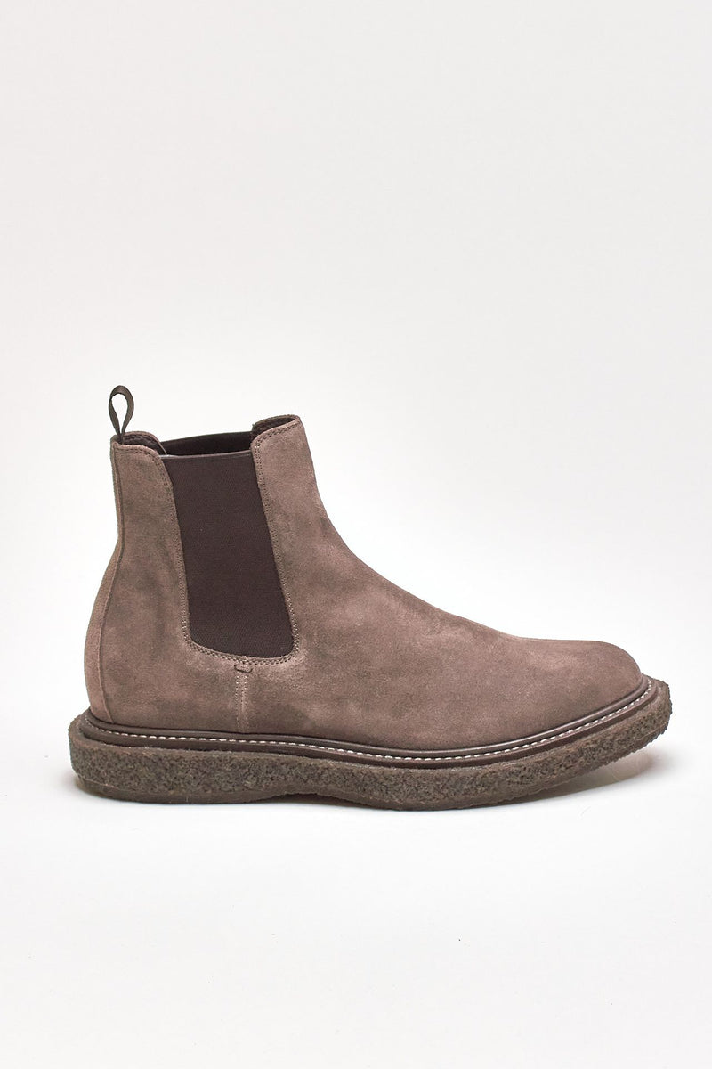 stivaletti bullett/002 in pelle scamosciata cammello uomo Officine creative - 1