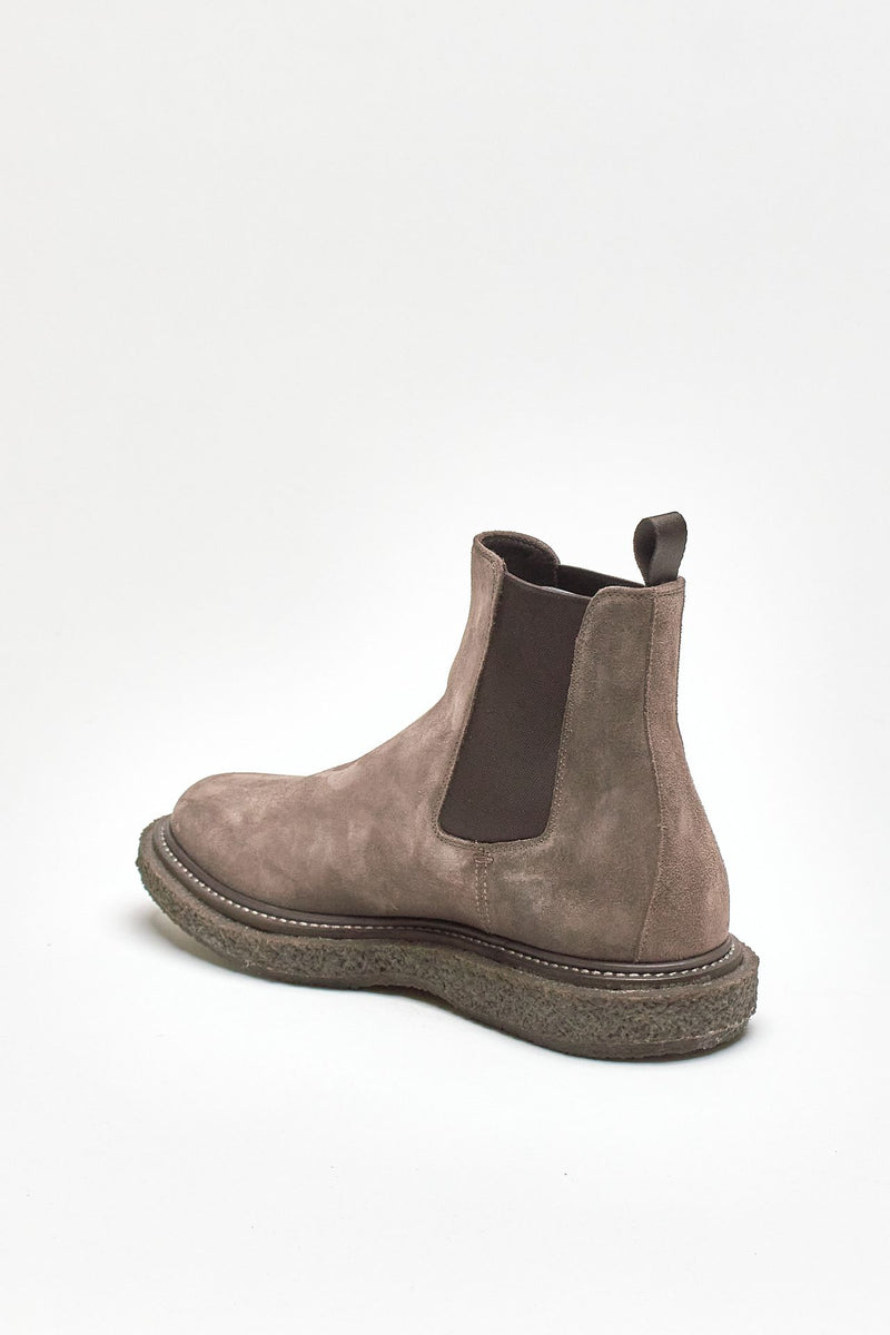 stivaletti bullett/002 in pelle scamosciata cammello uomo Officine creative - 3