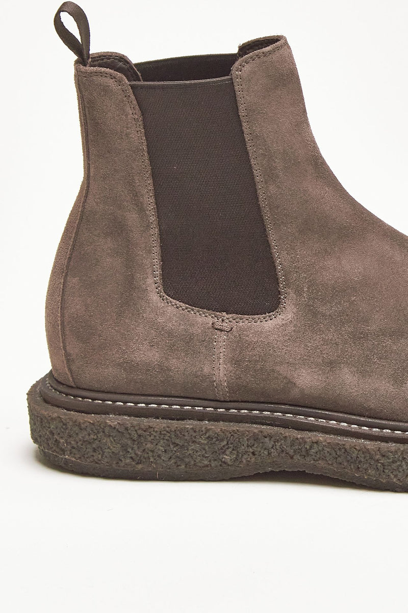 stivaletti bullett/002 in pelle scamosciata cammello uomo Officine creative - 6